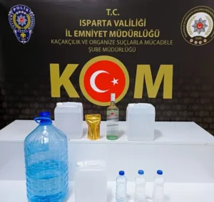 Isparta’da polis ekiplerince son günlerde düzenlenen iki ayrı operasyonda toplam