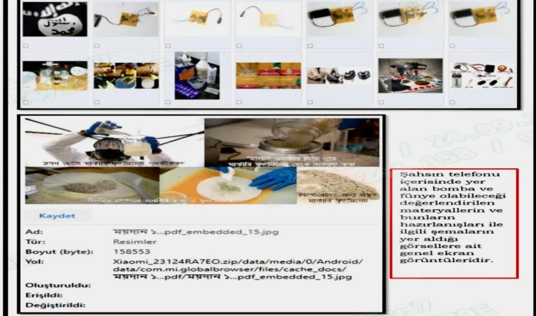 Eylem hazırlığı yaparken polisin radarına takılan yaşları 18’den küçük DEAŞ