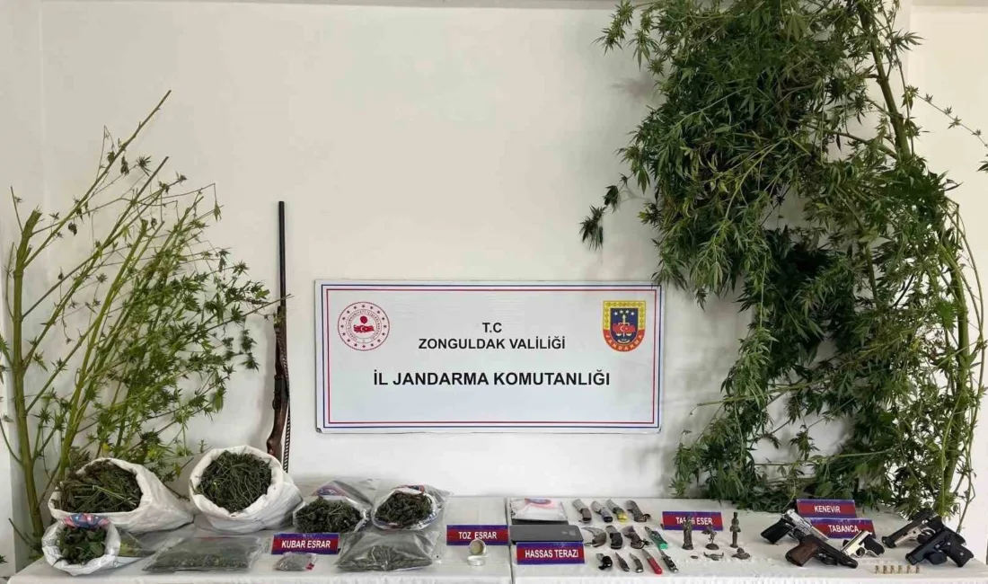 Zonguldak İl Jandarma Komutanlığı ekiplerince, Kdz. Ereğli ilçesinde “Narkotik Suçlarla