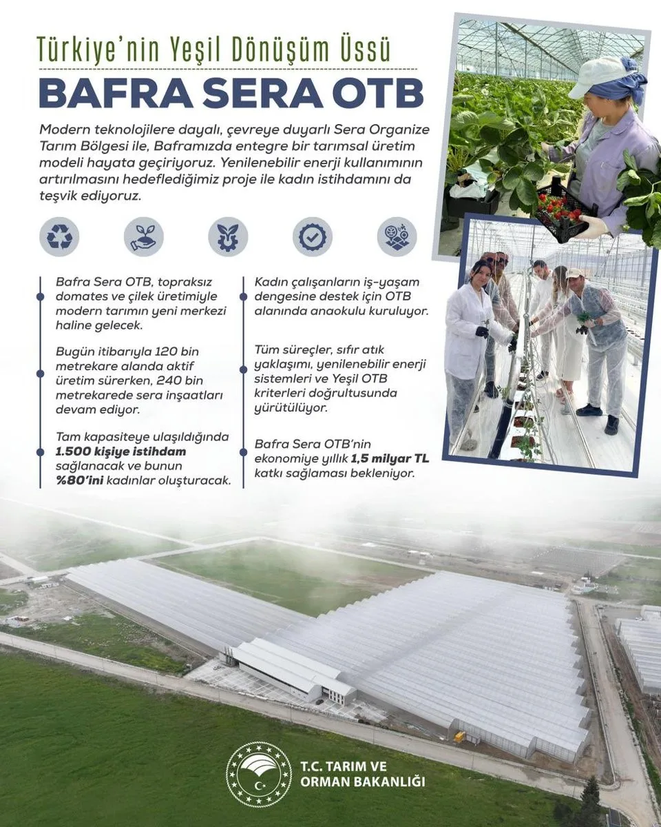 Tarım ve Orman Bakanlığı, kadın istihdamını merkeze alan ve yıllık