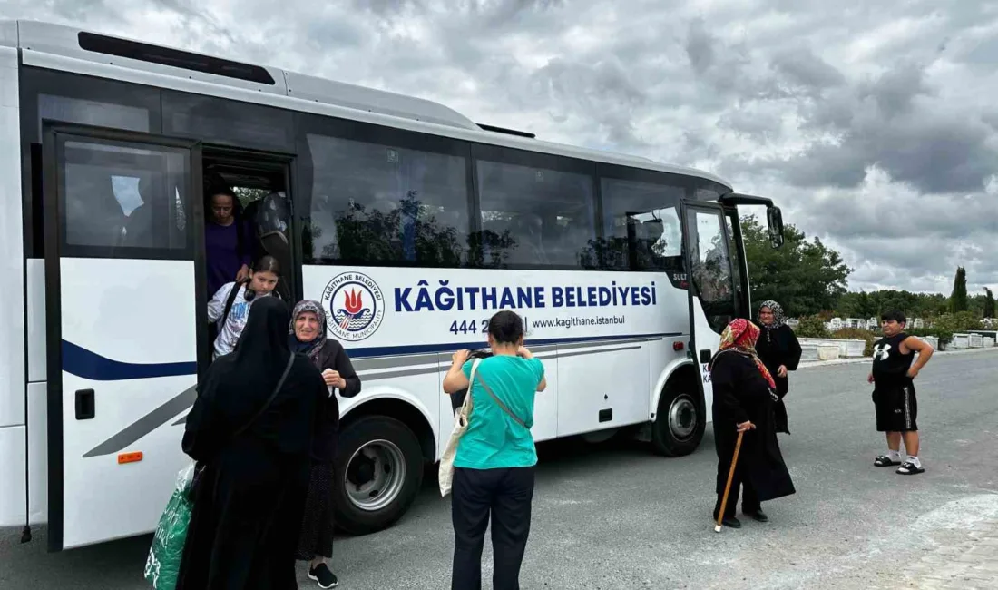 Kağıthane Belediyesi, ilçe sakinlerinin vefat eden yakınlarını ziyaret etmelerini kolaylaştırmak