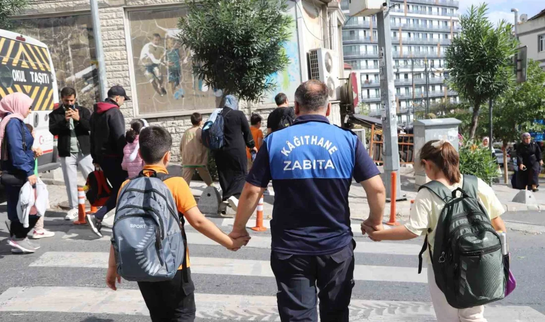 Kağıthane Belediyesi, ilçedeki ilk ve ortaokulların çevresinde öğrencilerin güvenliği için