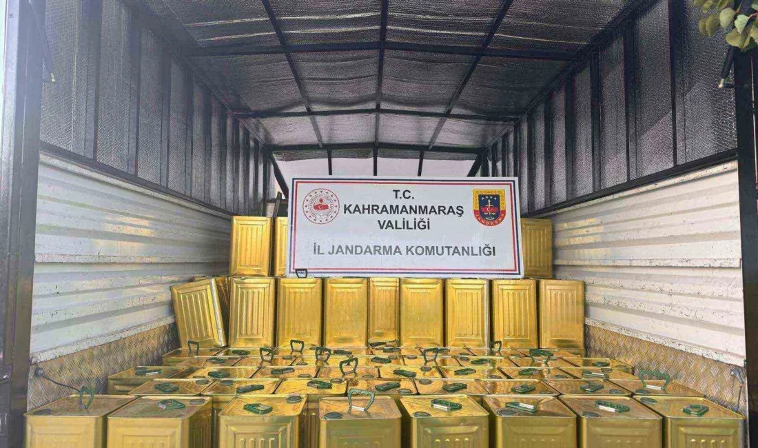 Kahramanmaraş’ta düzenlenen operasyonda 3 bin 200 litre sahte zeytinyağı ele