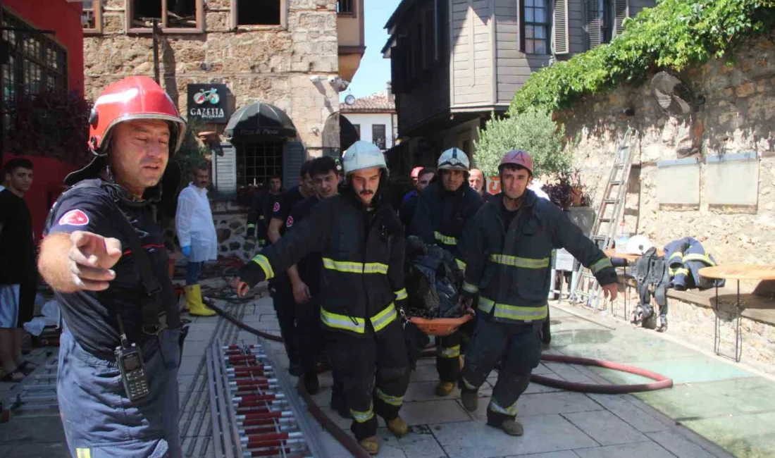 Antalya’nın tarihi Kaleiçi bölgesinde, 2 yıl önce çıkan ve 2