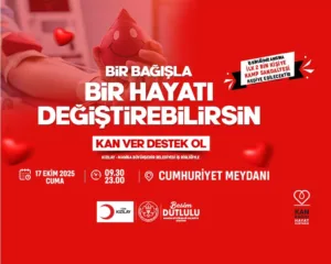 Manisa Büyükşehir Belediyesi ile Türk Kızılayı Ege Bölge Kan Merkezi