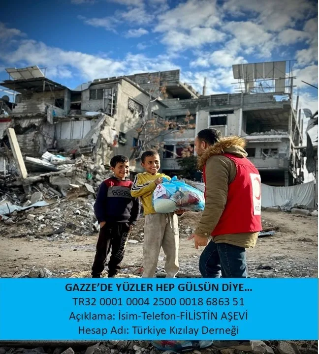 Karabük Türk Kızılay İl Başkanlığı, “Gazze’de Yüzler Hep Gülsün Diye”