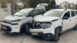 Karaman’da iki cipin çarpışması sonucu meydana gelen trafik kazasında 1