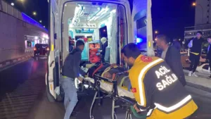 Karaman’da motosikletin yayaya çarpması sonucu meydana gelen kazada 2 kişi