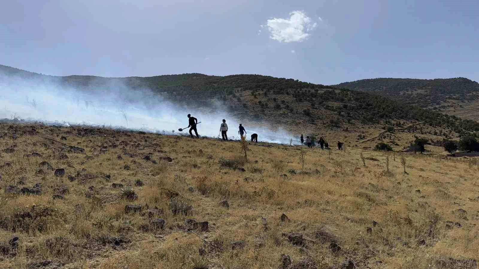 Konya’nın Karapınar ilçesine bağlı Yeşilyurt Mahallesi Sırçalı Mevkii’nde arazide çıkan