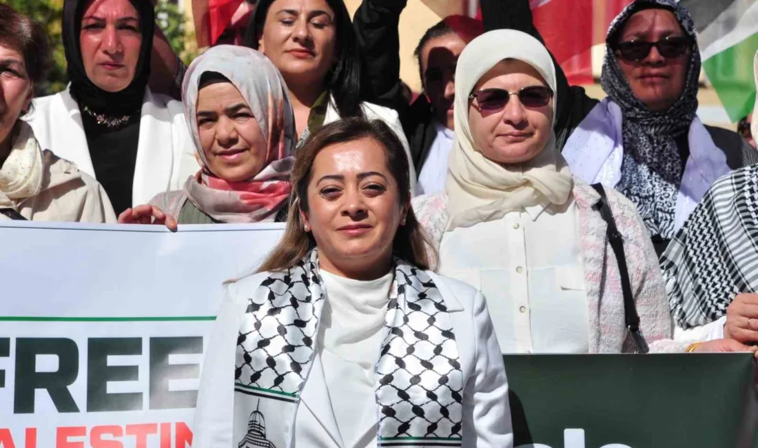 AK Parti Kadın Kolları tarafından organize edilen “Gazze için sessiz