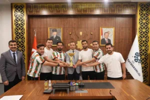 Cizre Kaymakamı Ahmet Vezir Baycar, İl Gençlik ve Spor Müdürlüğü