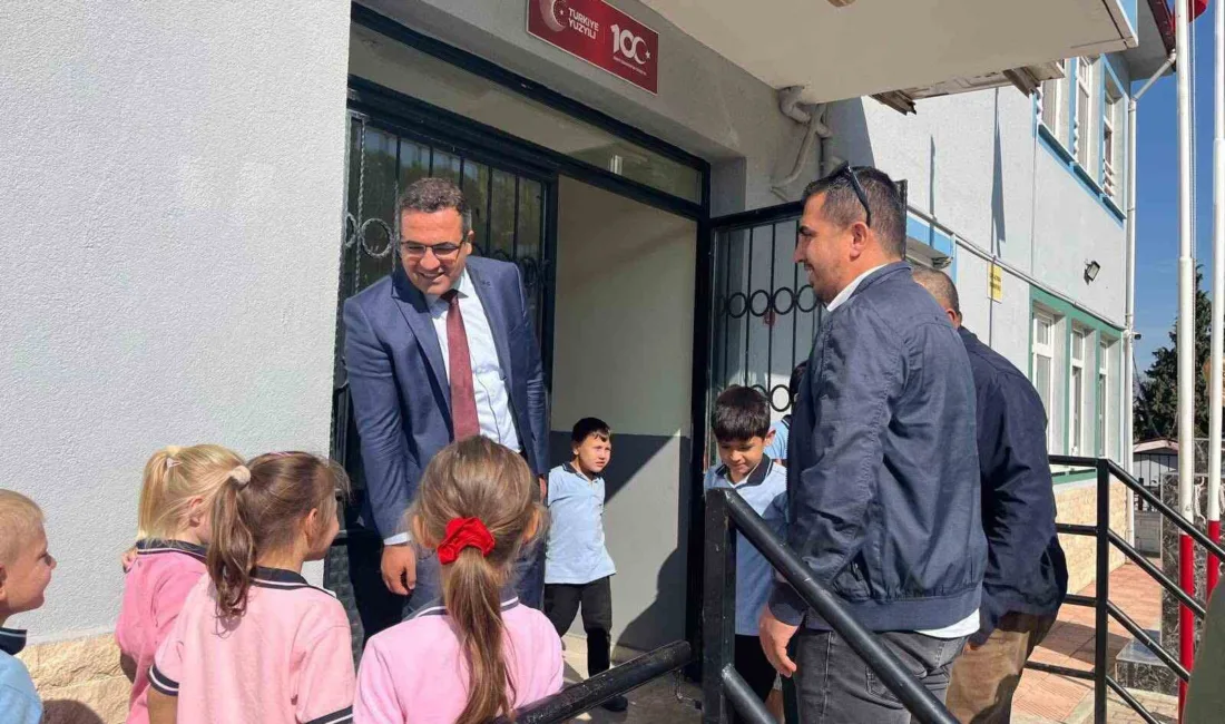 Sarıgöl Kaymakamı Halil Dalak, kurum amirleriyle birlikte ilçedeki mahalle ziyaretlerini