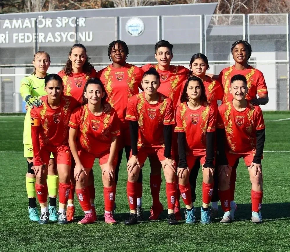 Kayseri’nin TFF 1.Kadınlar Futbol Temsilcisi Kayseri Kadın FK’nın fikstürü belli