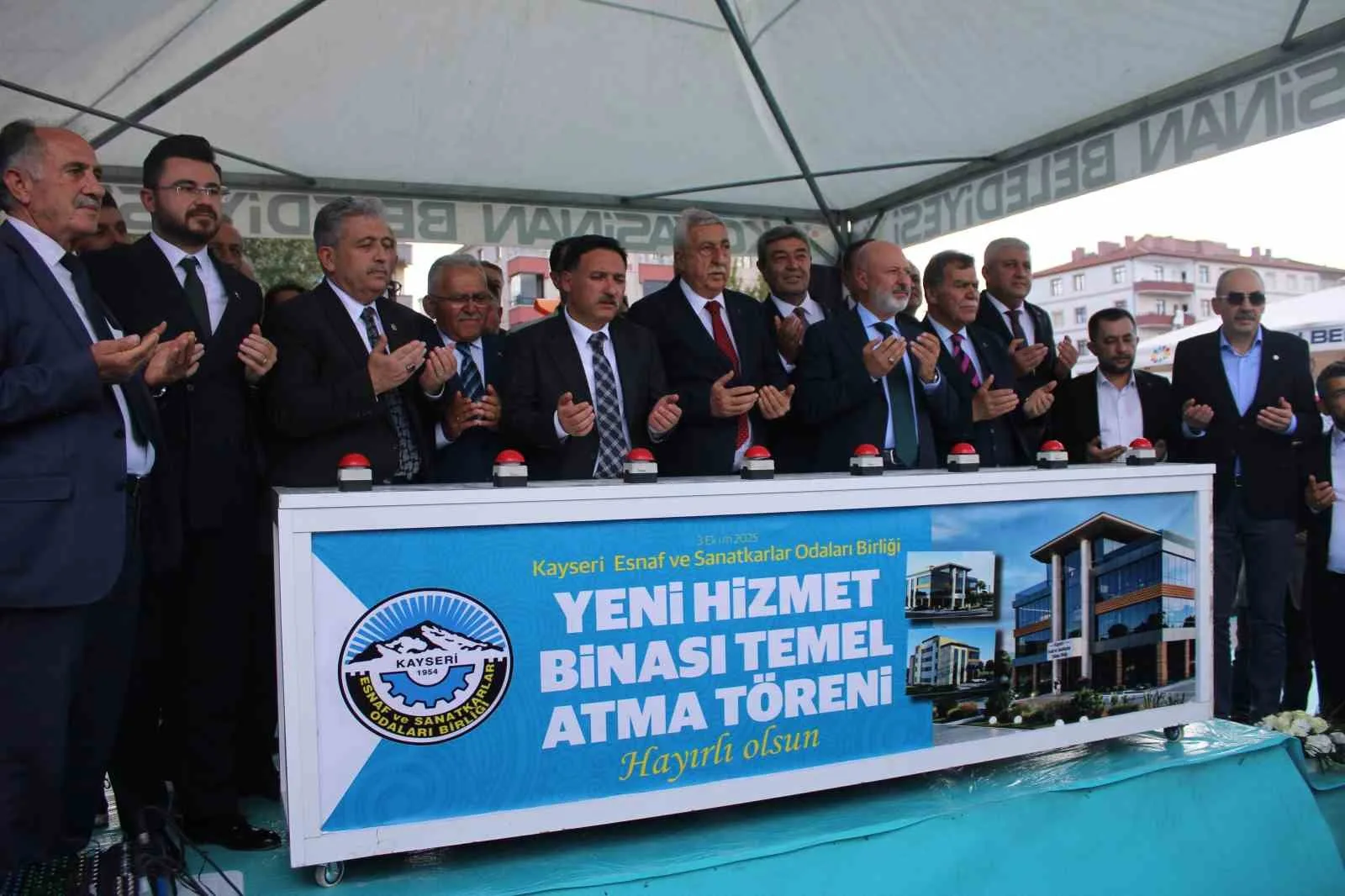 Kayseri Esnaf ve Sanatkarlar Odaları Birliği (KESOB) yeni hizmet binasının
