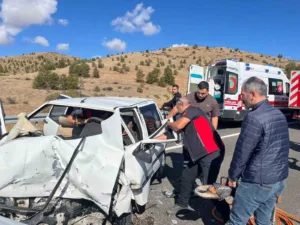 Nevşehir’de dün meydana gelen kazada ağır yaralanan sürücü hastanede tüm
