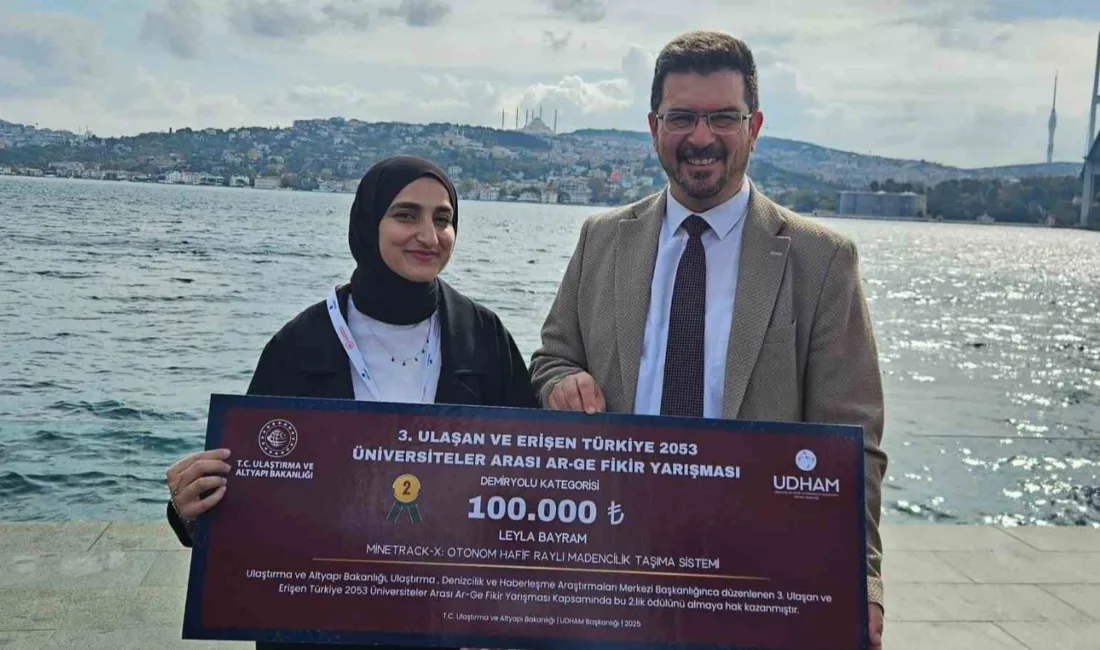 Karabük Üniversitesi Elektronik Mühendisliği mezunu Leyla Bayram, geliştirdiği “MineTrack-X” projesiyle