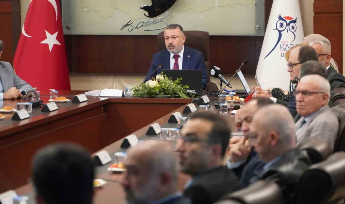 Karabük Üniversitesinde (KBÜ) Ekim ayı Senato Toplantısı Rektör Prof. Dr.