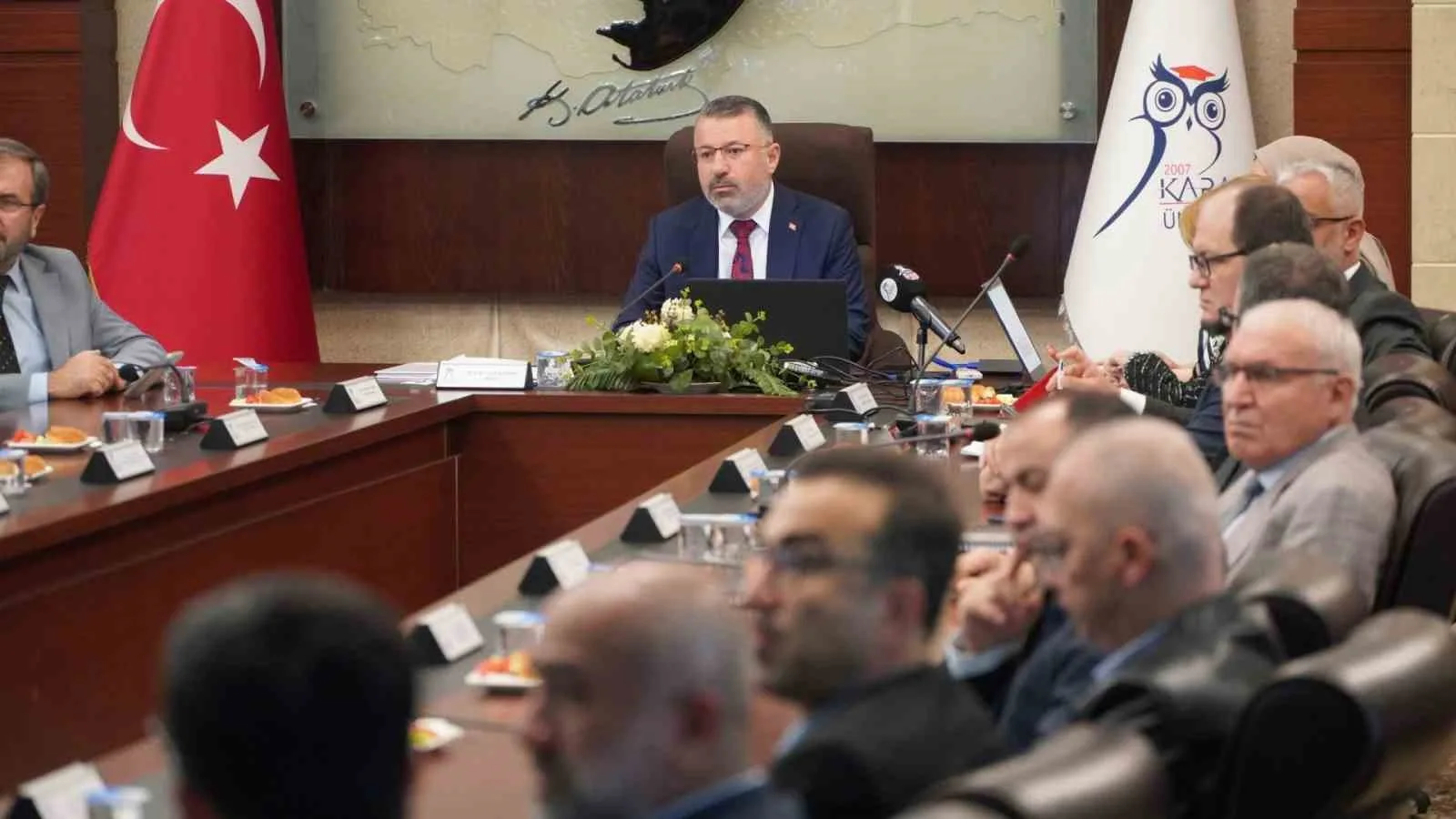 Karabük Üniversitesinde (KBÜ) Ekim ayı Senato Toplantısı Rektör Prof. Dr.