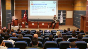 Karabük Üniversitesi güvenlik personeline, İl Emniyet Müdürlüğü ekiplerince kampüs güvenliği