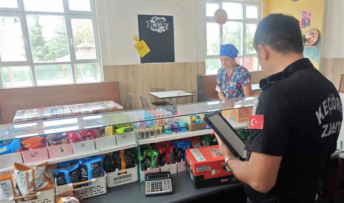 Keçiören Belediyesi Zabıta Müdürlüğü ekipleri, yeni eğitim-öğretim yılının başlamasıyla birlikte