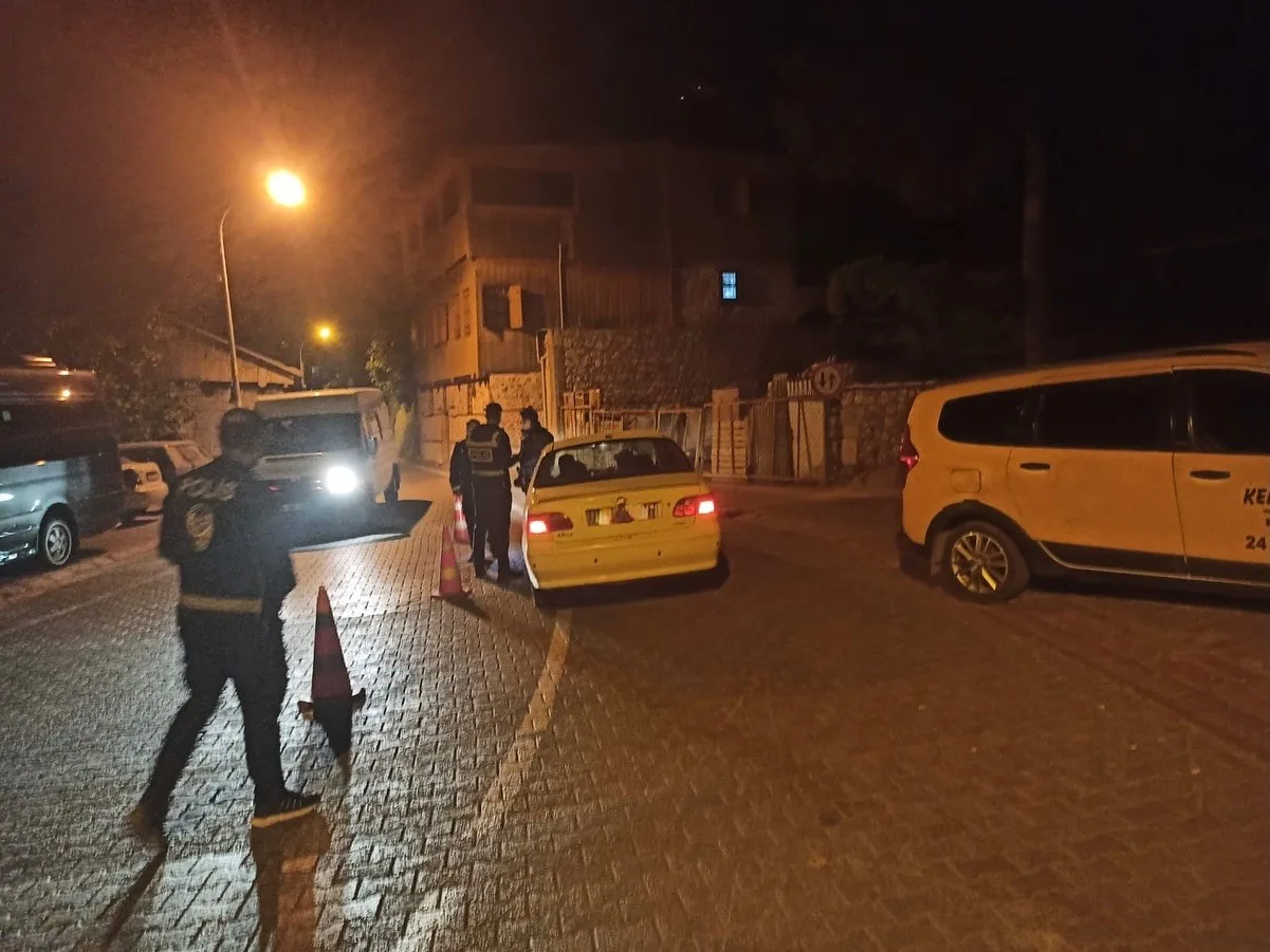 Erzincan’ın Kemaliye ilçesinde polis ve jandarma ekiplerince asayiş ve yol