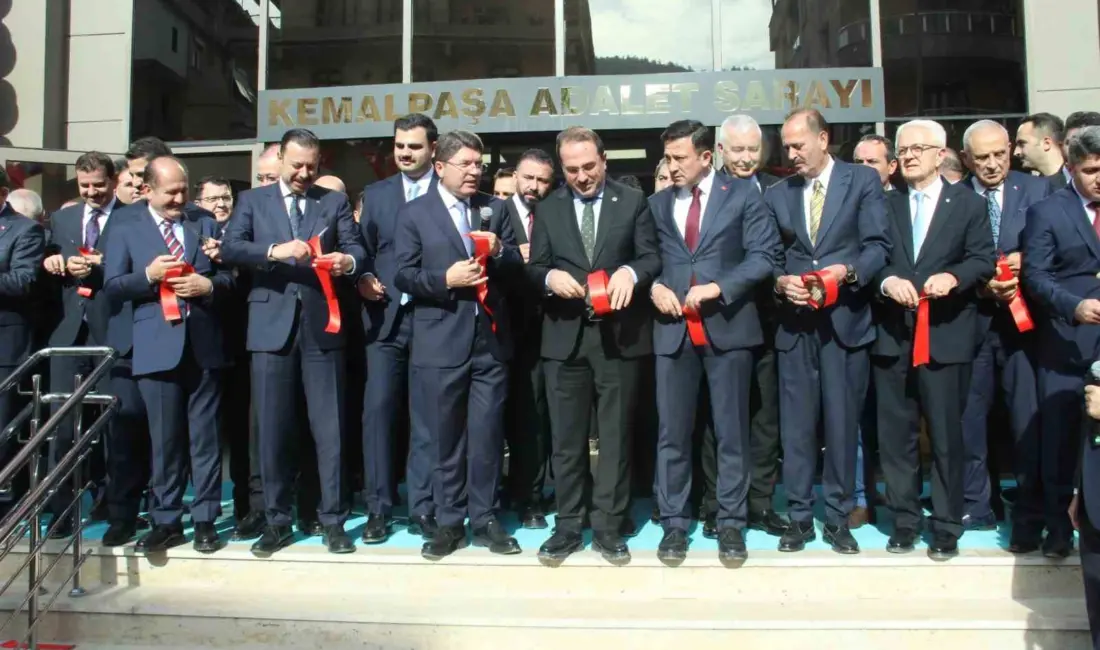 Adalet Bakanı Yılmaz Tunç, İzmir’de Kemalpaşa Adalet Sarayı açılış ve