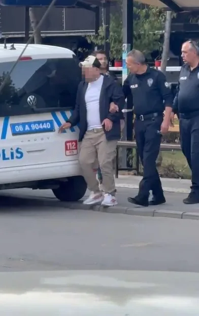 Ankara’da kendisini polis olarak tanıtıp saldırgan tavırlar sergilediği ileri sürülen