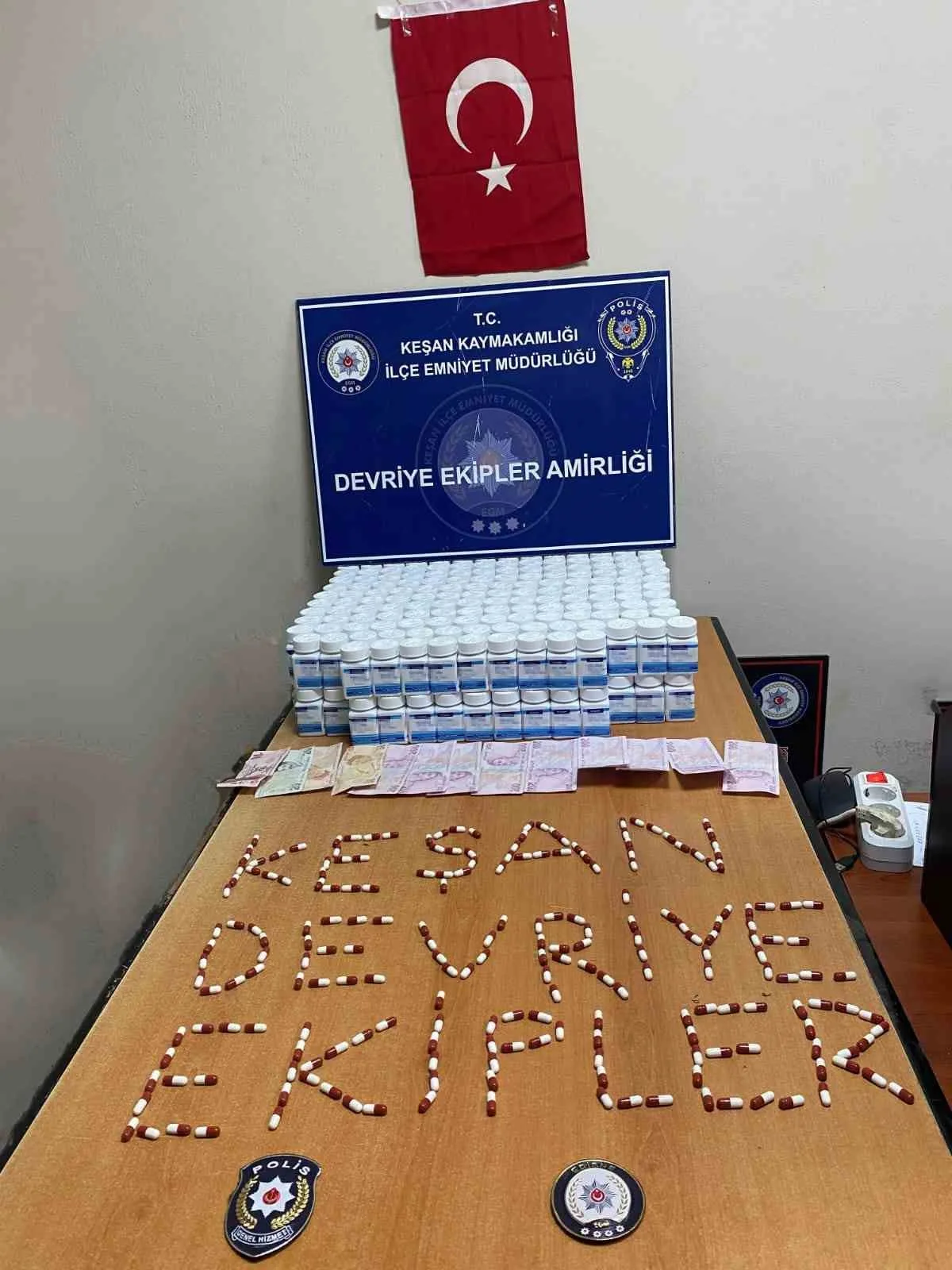 Edirne’nin Keşan ilçesinde park halindeki araçta ele geçirilen uyuşturucuyla ilgili