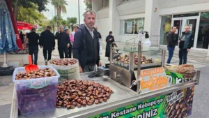 Bandırma’da soğuk havaların habercisi kestane sezonu başladı. Hasadın ardından kestane