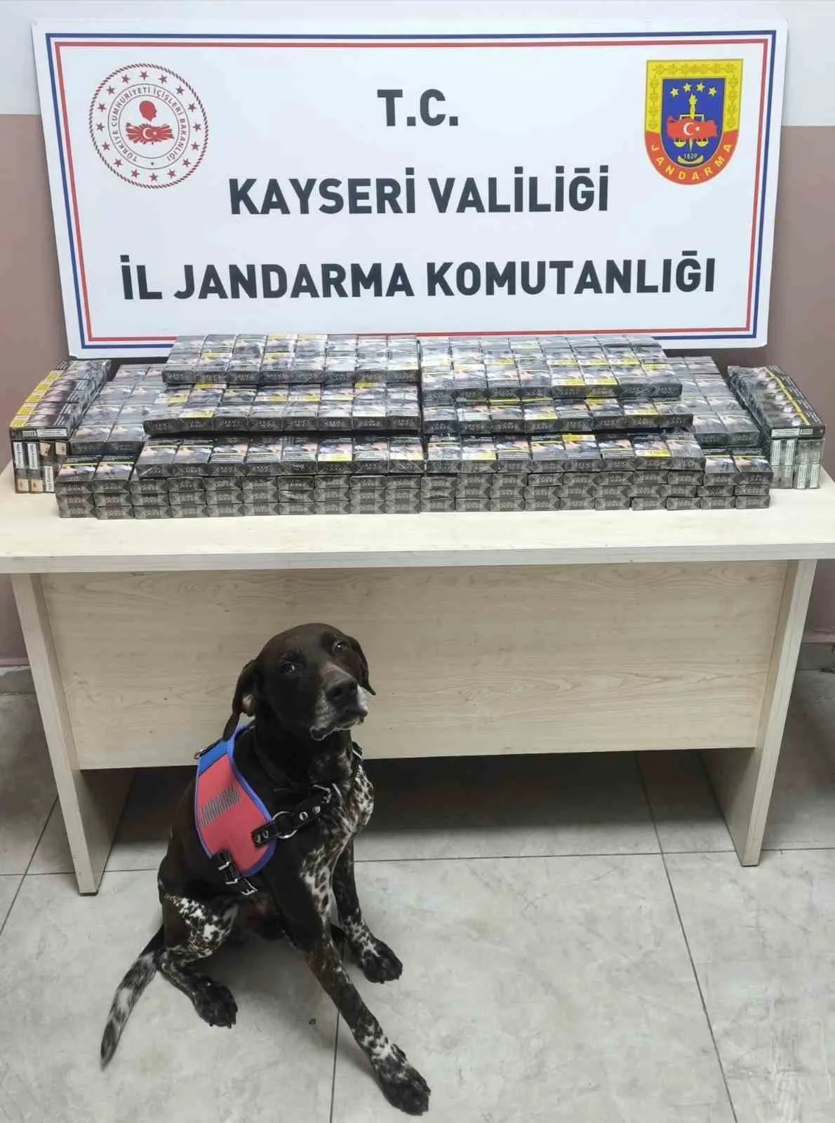 Kayseri’de jandarma ekipleri tarafından yapılan yol kontrol devriyesi esnasında kimlik