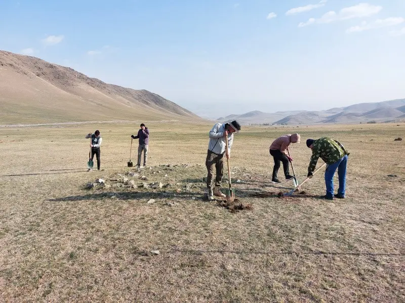 Kırgızistan’ın Çüy bölgesindeki yapılan arkeolojik kazı çalışmaları sonucunda erken Türk