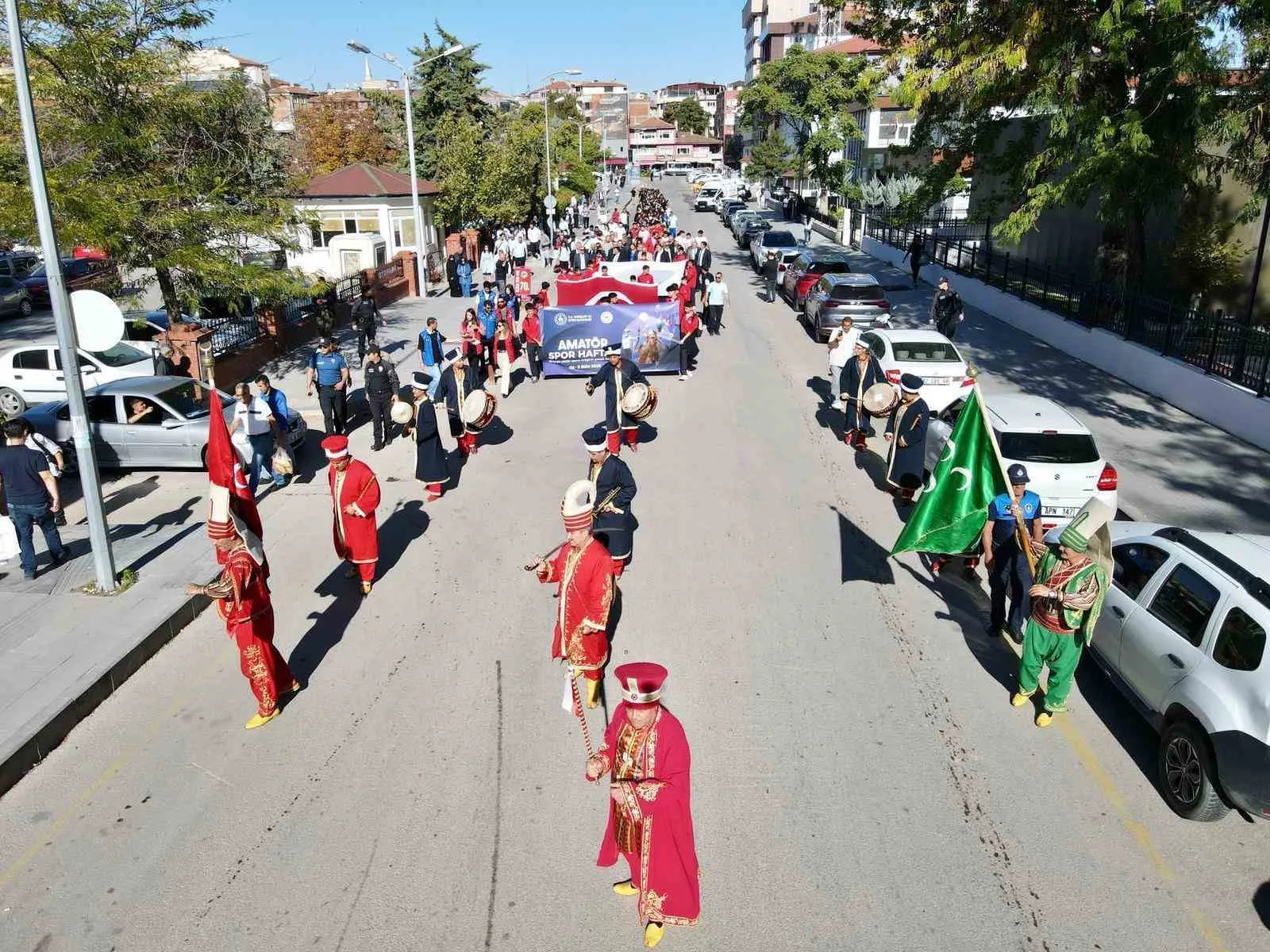 Kırıkkale’de “Amatör Spor Haftası”, Mehteran Takımı eşliğinde kortej yürüyüşü ve