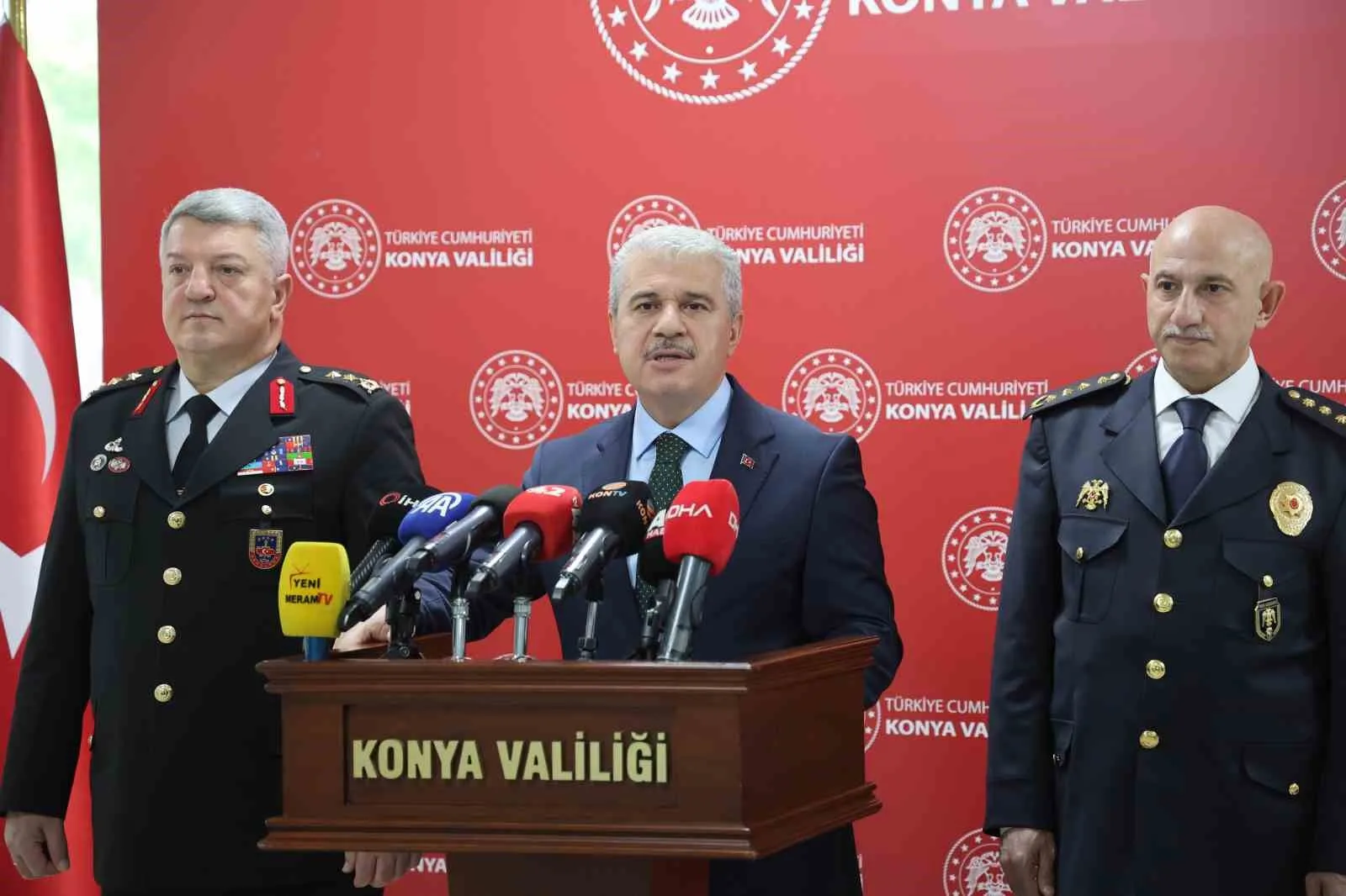 Konya Valisi İbrahim Akın, şehirde huzur ve güven ortamının muhafazasına