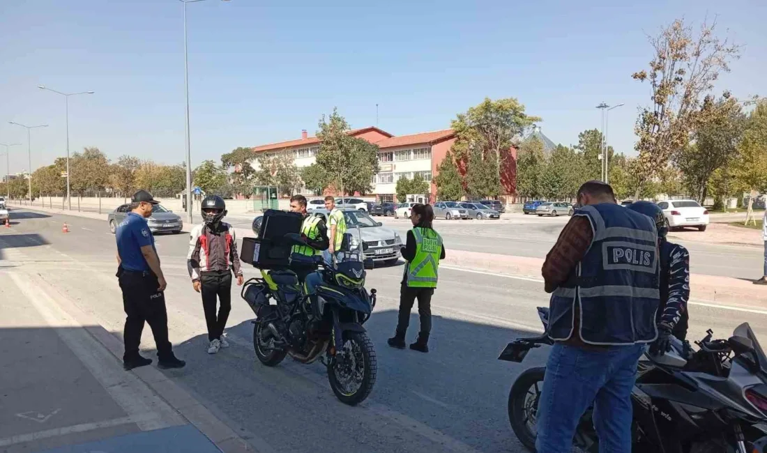 Konya’da, 211 ekip ve 514 personelin katılımıyla geniş çaplı motosiklet
