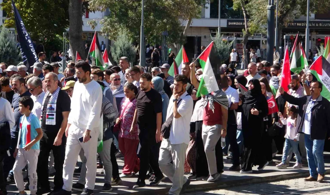 Konya’da, İsrail’in 7 Ekim 2023’ten bu yana süren saldırıları nedeniyle