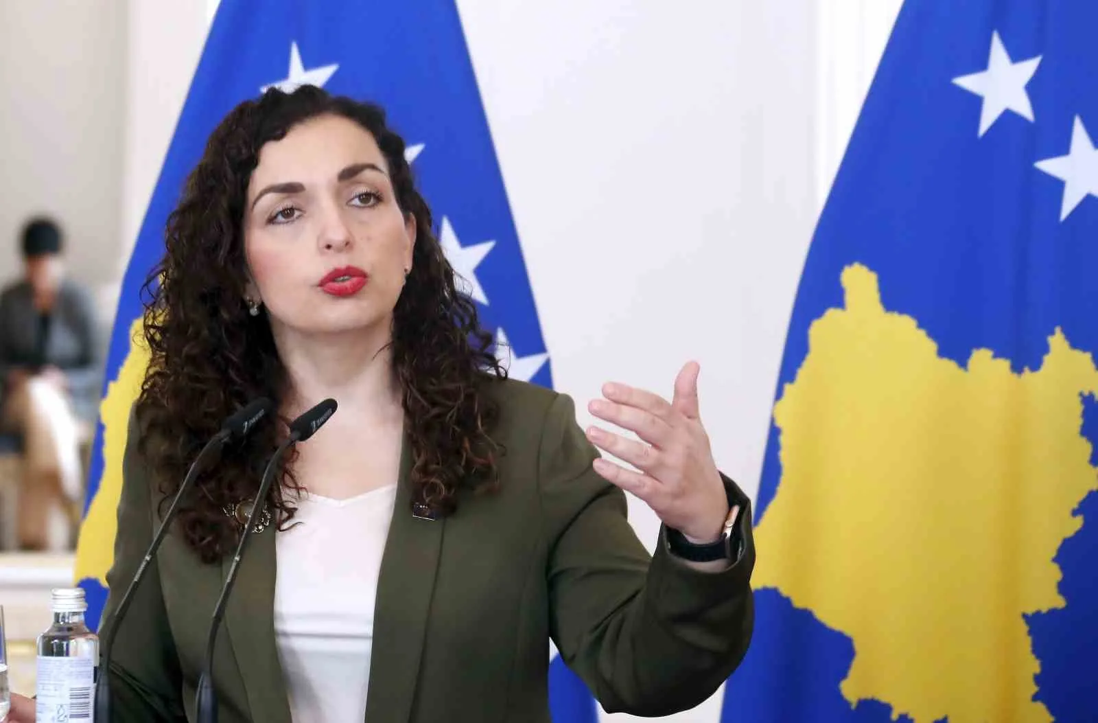 Kosova Cumhurbaşkanı Vjosa Osmani, ülkesinin bugün Türk üretimi binlerce kamikaze