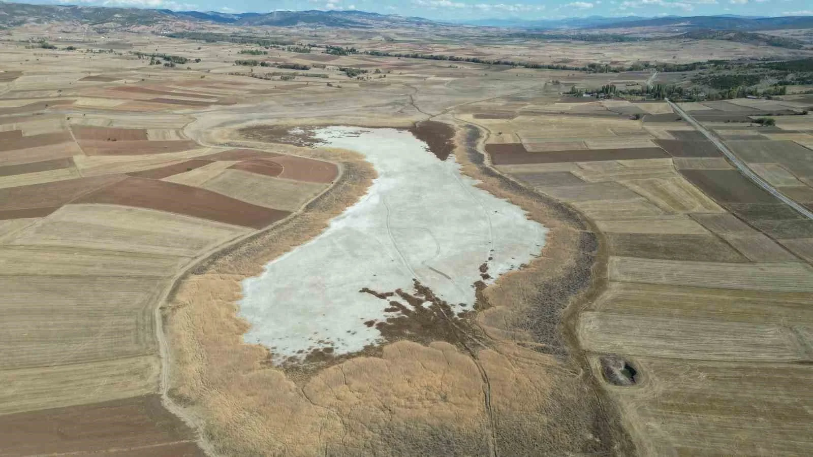 Tokat’ın Sulusaray ilçesinde bir zamanlar göçmen kuşların uğrak noktası olan
