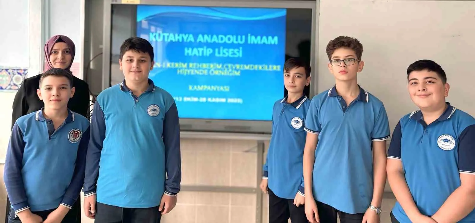 Kütahya Anadolu İmam Hatip Lisesi Ortaokulu’nda, “Tertemiz Yarınlar Okullardan Başlar”