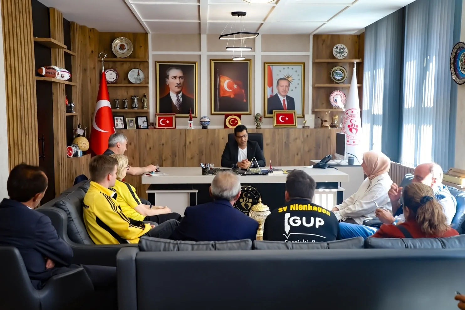Kütahya Gençlik ve Spor İl Müdürlüğü, Almanya’nın Nienhagen Belediyesi temsilcilerini