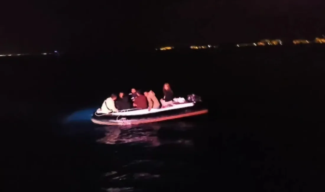 Muğla’nın Bodrum ilçesi açıklarında 6 düzensiz göçmen ve 1 göçmen