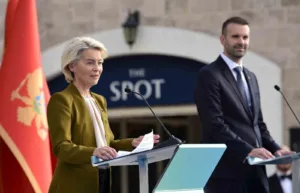 Avrupa Birliği (AB) Komisyonu Başkanı Ursula von der Leyen, Karadağ’ı