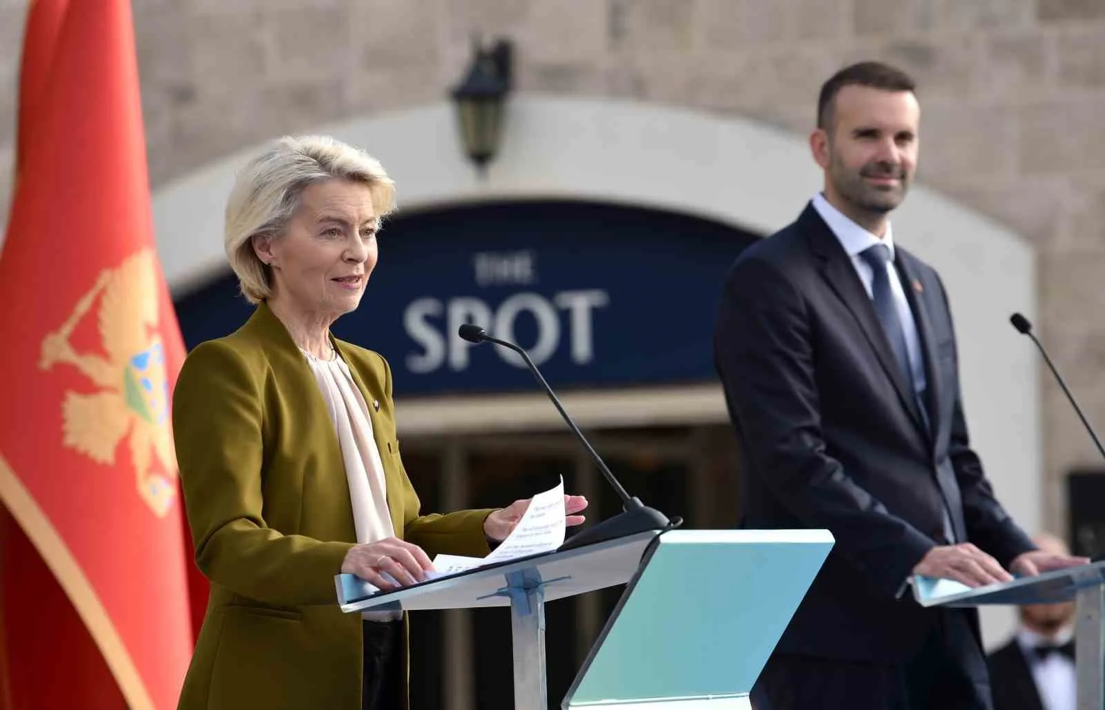 Avrupa Birliği (AB) Komisyonu Başkanı Ursula von der Leyen, Karadağ’ı