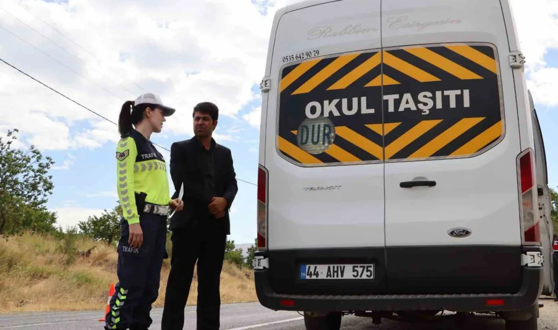 Malatya’da 2025-2026 eğitim öğretim yılının başlamasıyla birlikte okul servis araçlarına