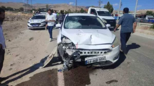 Malatya’nın Akçadağ ilçesinde otomobil ile çarpışan sepetli motosikletin 71 yaşındaki