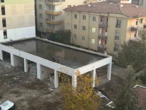 Malatya’nın Yeşilyurt ilçesinde rezerv alan olarak belirlenen bölgede inşaatı süren
