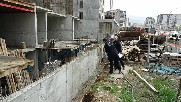 Malatya’da bir inşaat alanında meydana gelen iş kazasında bir işçi