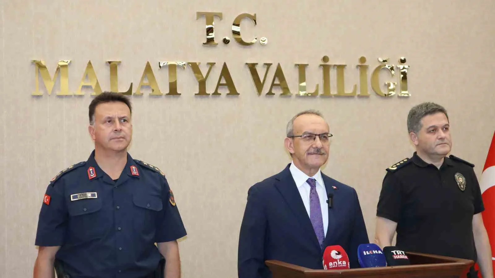 Malatya Valisi Seddar Yavuz, 2025 yılının Ocak-Eylül dönemine ilişkin güvenlik
