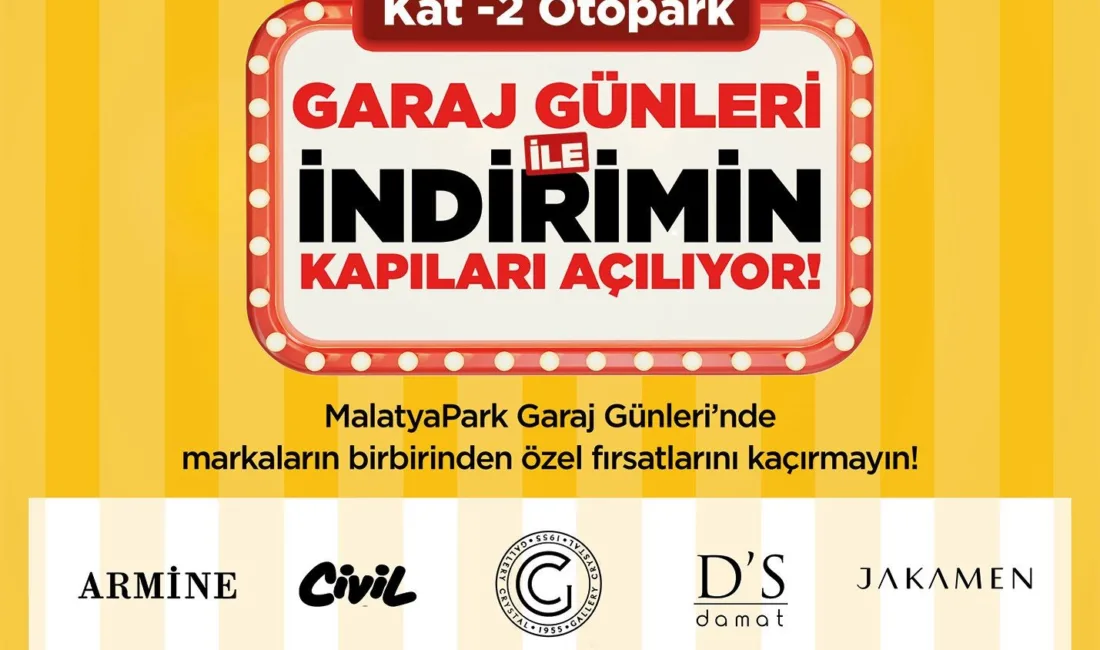 Malatya’nın alışveriş ve yaşam merkezi MalatyaPark AVM, alışveriş tutkunlarını sevindirecek