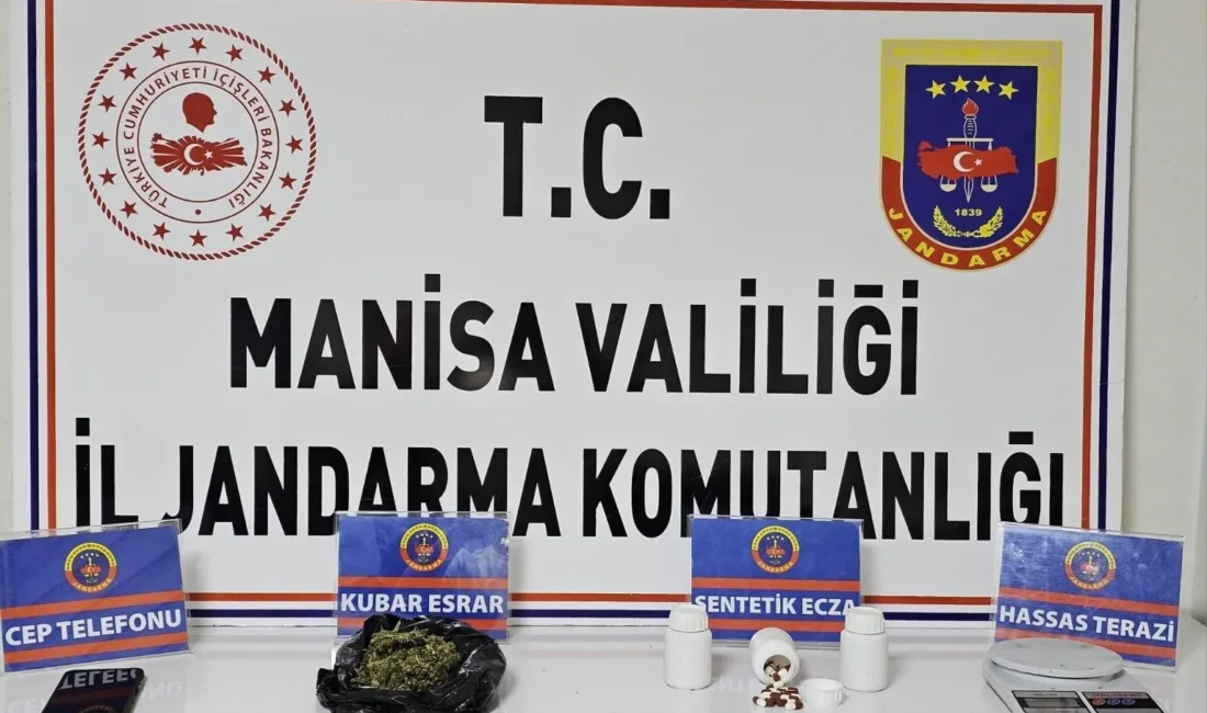 Manisa’nın Salihli ilçesinde jandarma ekiplerinin düzenlediği operasyonla uyuşturucu ticareti yaptığı