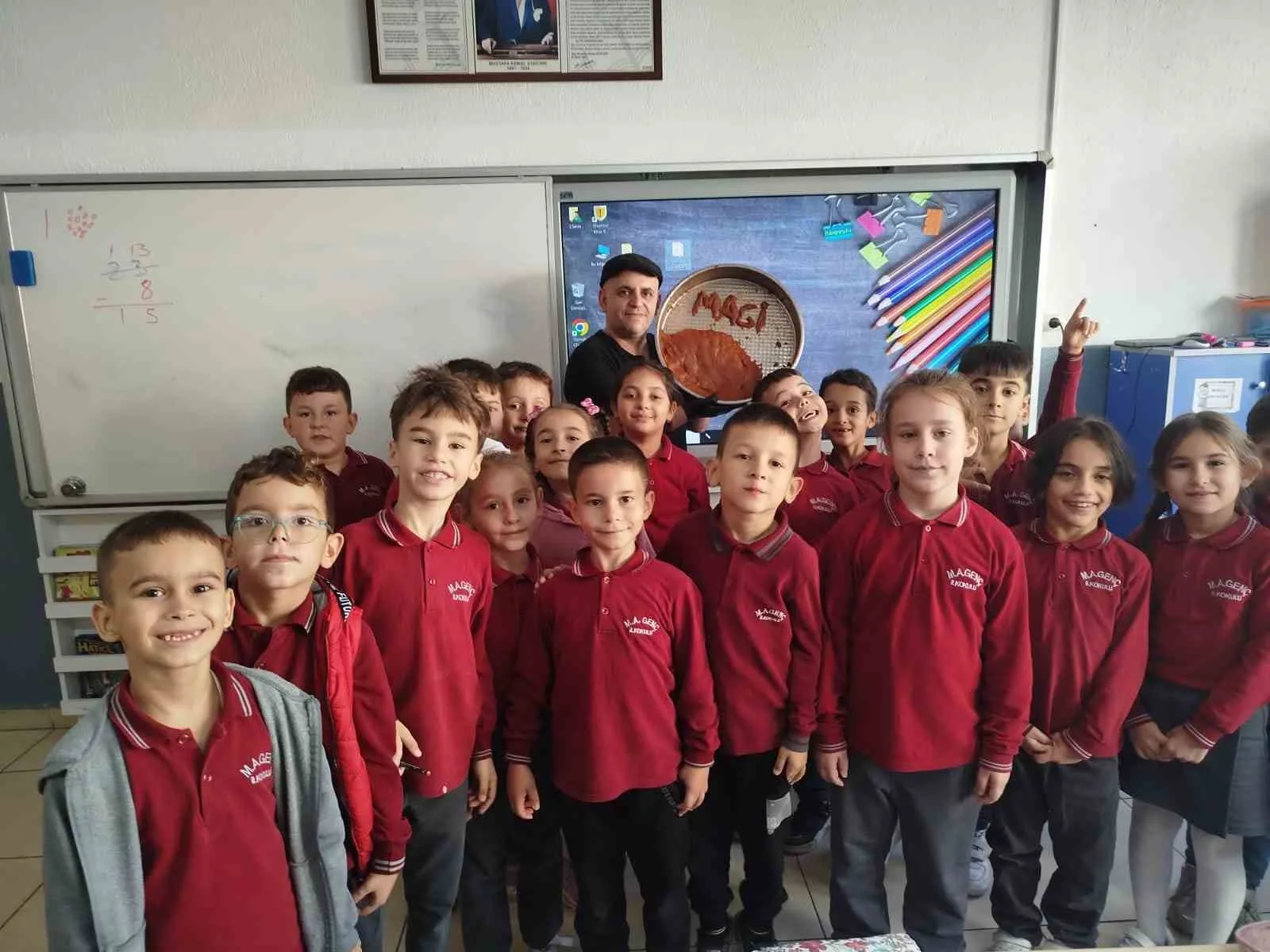 Balıkesir’in Gönen ilçesinde bulunan Mehmet Ahmet Genç İlkokulu’nda öğrenciler için